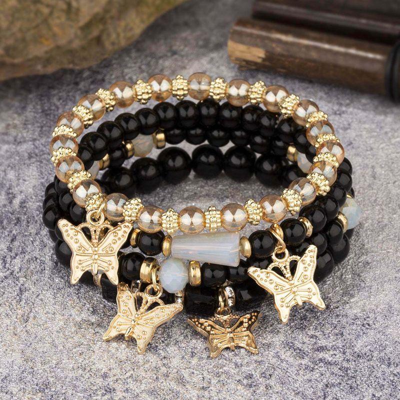 Multi-Layer Elastic Bracelet Fashion Wooden Bead