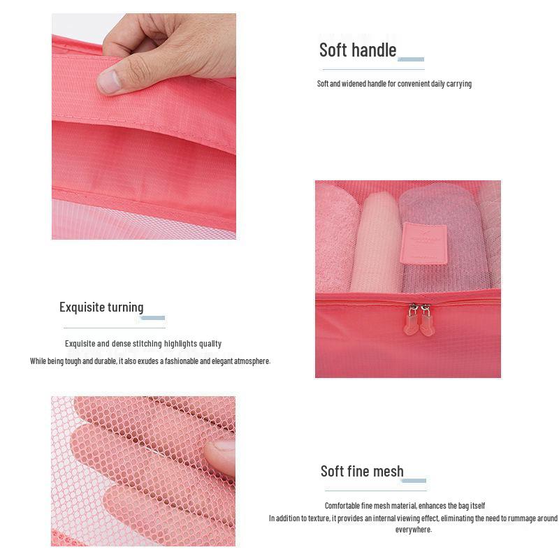 Six-Piece Travel Storage and Organization Bag Set