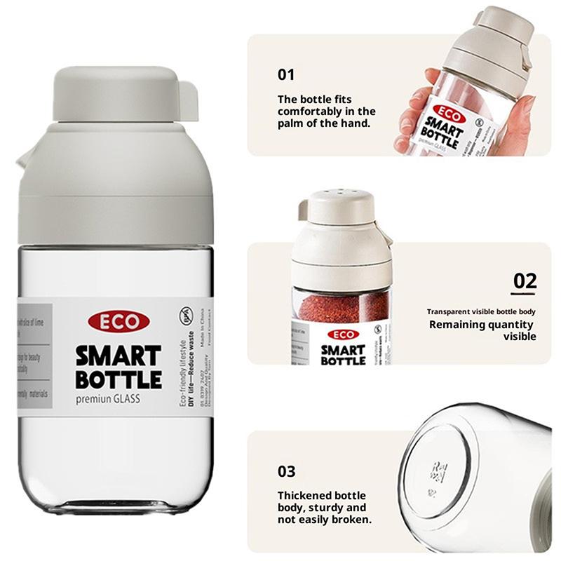 250Ml Quantitative Seasoning Shaker Multi - Function Salt/Sugar Dispenser Dust - Proof Kitchen Spice Jar Multi - Opening