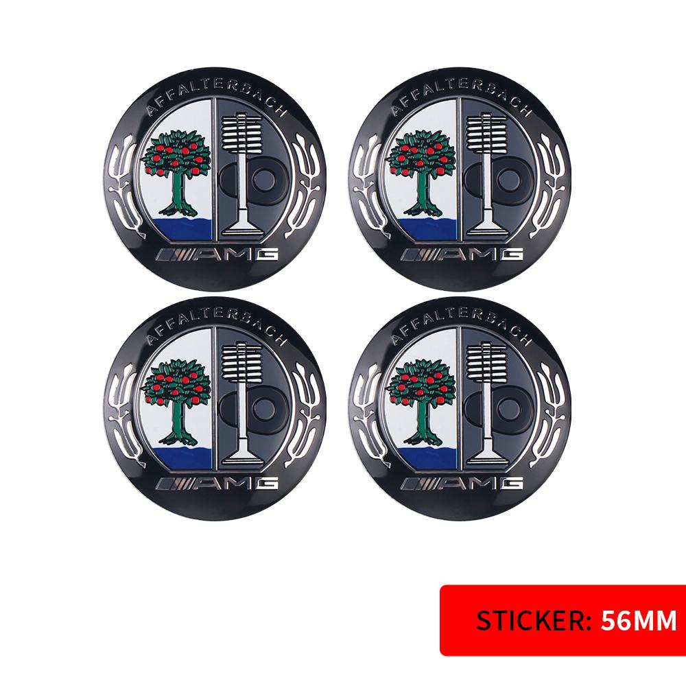 56/60/65MM Car Sticker Wheel Center Covers Hub Cap Emblem Decoration Decal for Mercedes Benz AMG W212 W204 W211 W124 A B S Class