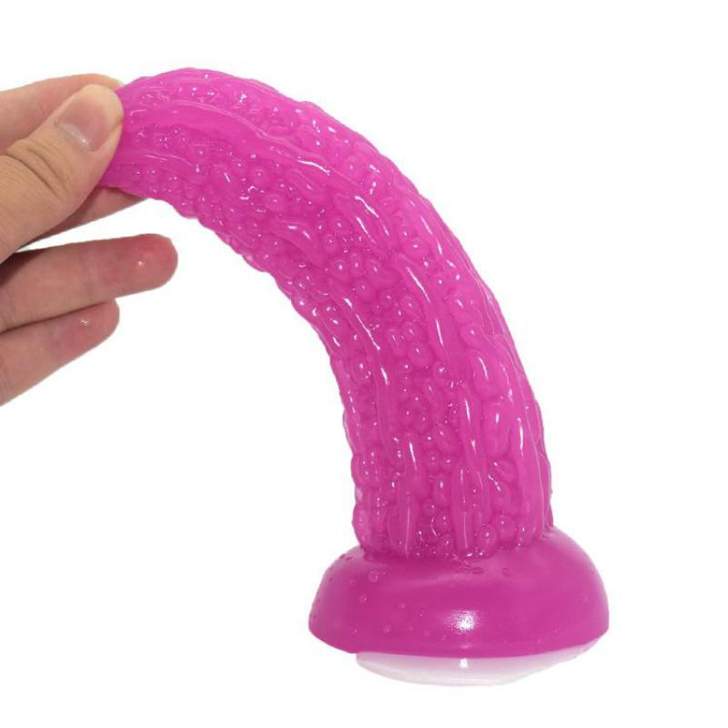 Big Silicone Simulate Dildos with Momordica Skin Surface Anal Plugs Masturbation Sex Toys for Women
