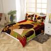 Exotic Style Bedding Set African Women Print Duvet Set Traditional Bedroom Decoration