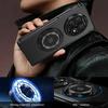 KEYSION 360° Rotating Magnetic Ring Stand Phone Case for MagSafe for OPPO Find N5 Hinge Phone Cover with Glass Screen Protector