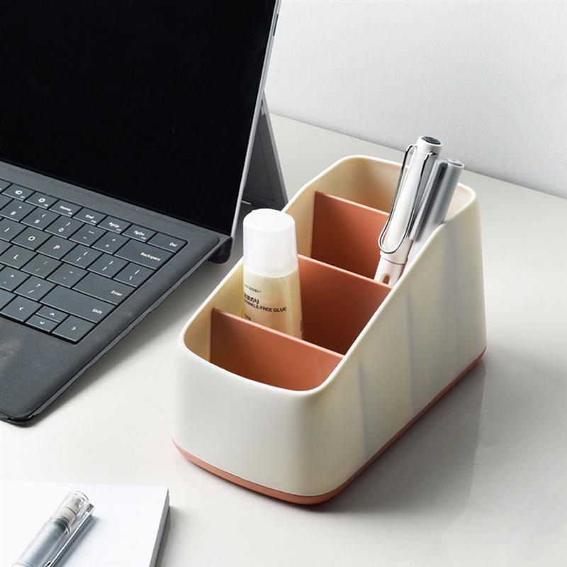 Desk Storage Box 1PC Desk Box Makeup Case Home Container Remote Control Storage Box Variety Jewelry Box | Storage Cases and Containers