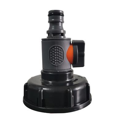 1Set 2Pc IBC S60*6 Water Tank Adapter Valve Nipper Kit Garden Watering Tool Car Wash Water Pipe Drip Irrigation Water Connector