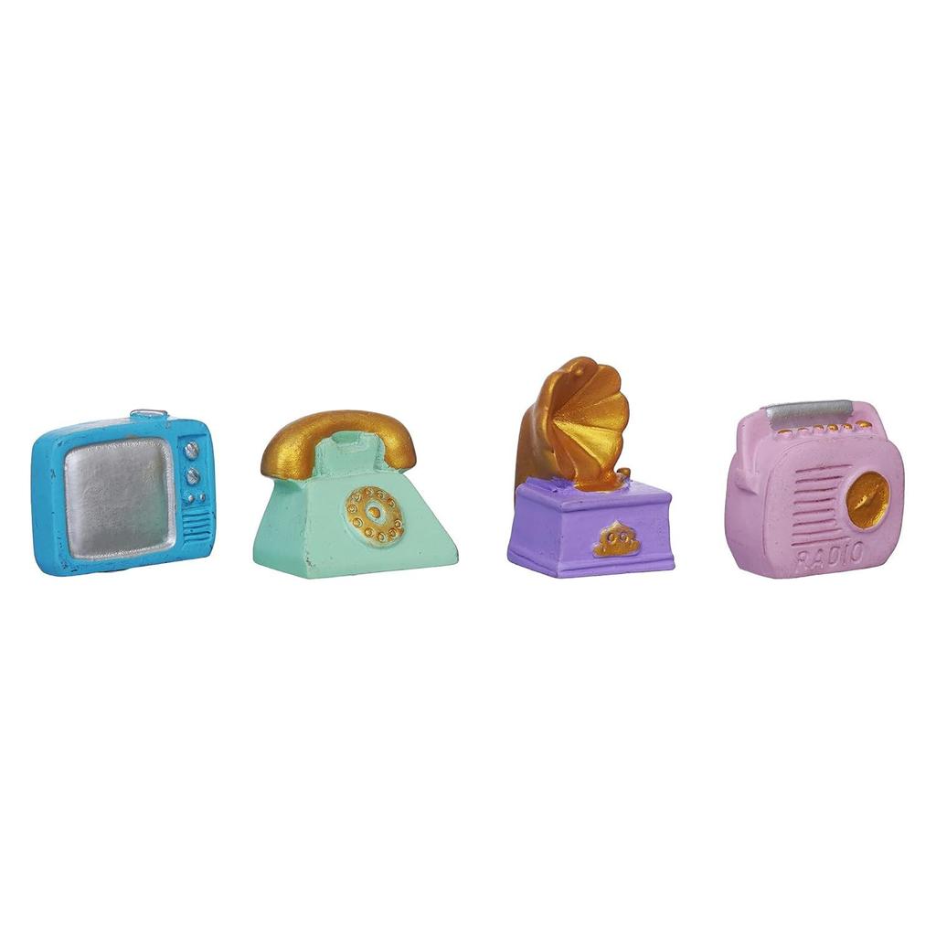 Telephone, Radio, TV, Gramophone Decorative Showpieces - Gifts for Kids (Polyresin,)