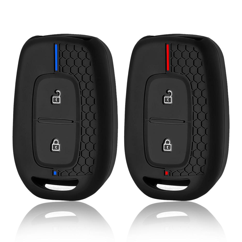Silicone Car Key Case Cover Keychain For Dacia Duster Spring Logan Sandero Stepway Lodgy For Renault Scenic Master Dokker Duster