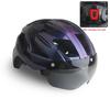 Road Bike Mountain Bike Cycling Helmet with Tail Light No Logo Design for Unisex Adults