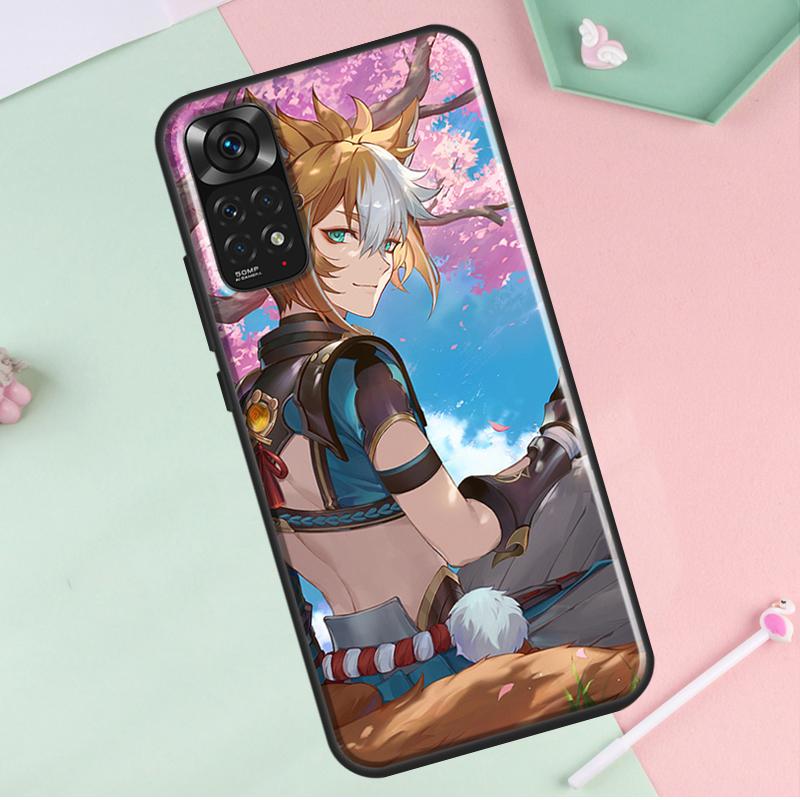 Genshin Impact Gorou For Redmi Note 12 Pro Plus Cover For Redmi Note 10 8 9 11 Pro 12S 11S 10S 9S 9C 10C 12C Case
