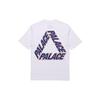 Palace P3 Team T-Shirt Dark Back Large Logo Printing Short Sleeve Unisex White P19TS236