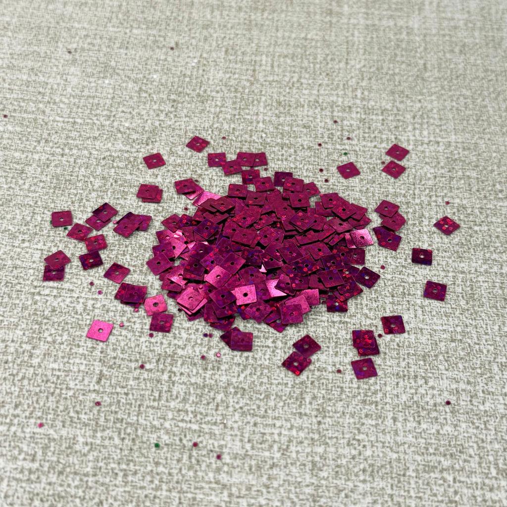 Square Sequins with Hole: PET Quadrilateral Sequins, DIY Bead Jewelry & Stage Costume Accessories