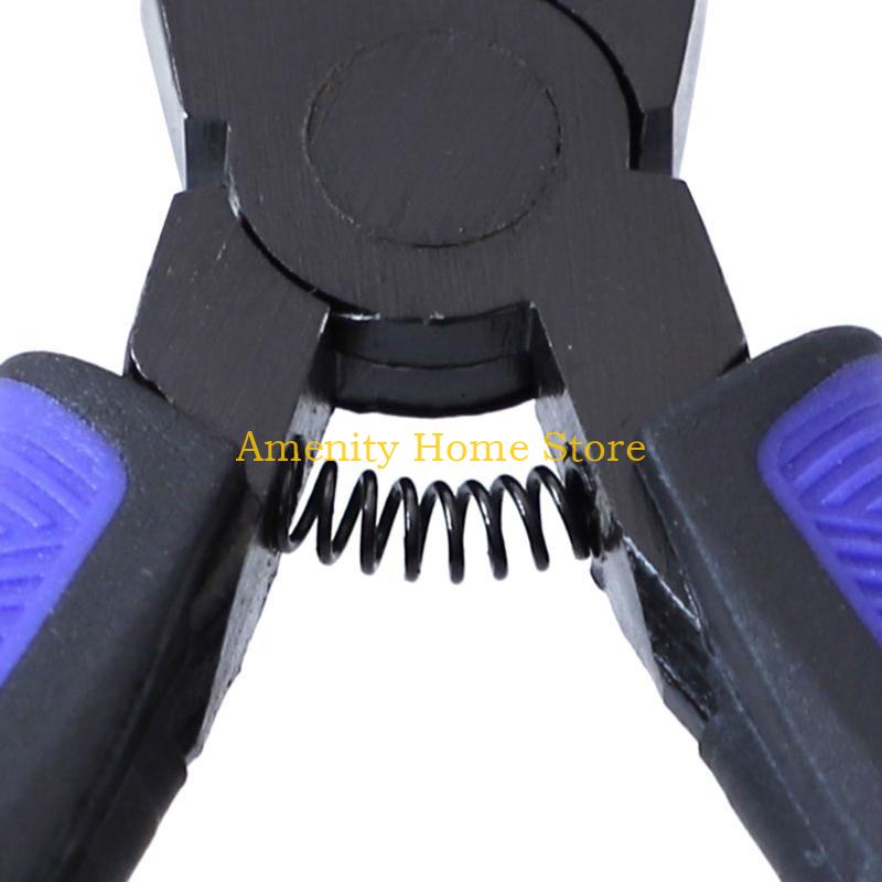 F26C Toothless Flat Nose Pliers Toothless Close Tightly Tongs DIY Jewelry Tool for Mobile Phone Repair Jewellery Beads CN