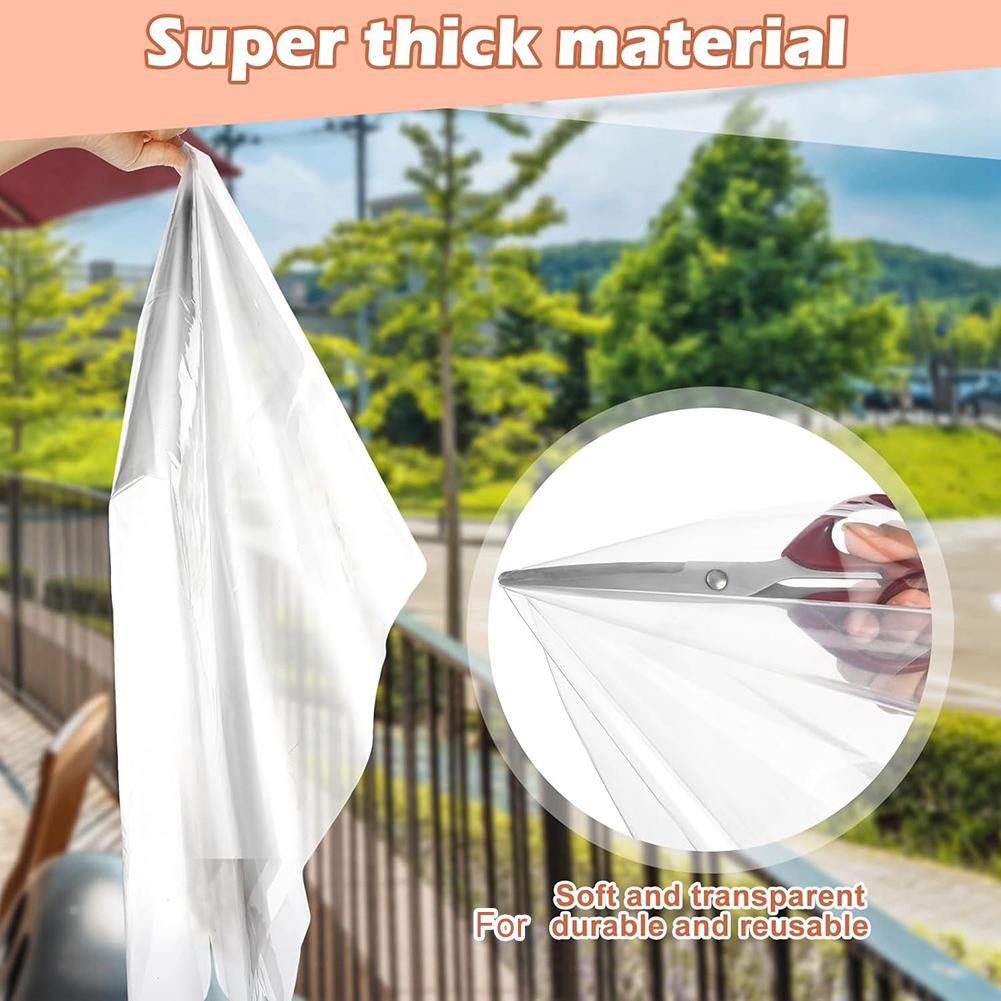 Draft Seal Film Window Film Kit Winter Home Insulation For Most Window Sizes Efficient Temperature Control Solution