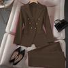 Spring Red Suit Jacket Female Professional Temperament Commuter Small Fashion Suit Suit Female
