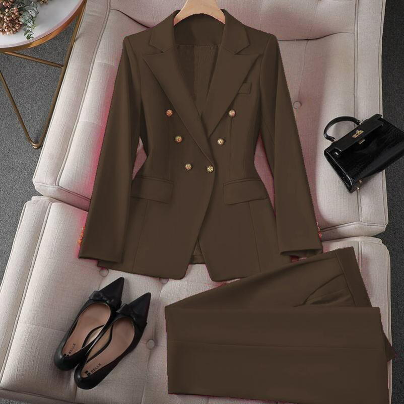 Spring Red Suit Jacket Female Professional Temperament Commuter Small Fashion Suit Suit Female