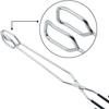 Extra Long Scissor Tongs 41cm Stainless Steel Barbecue Grilling Tongs Cooking Tool Kitchen Supply Handles Slip-proof