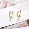 ANENJERY Geschmackvolle Micro Pave Zirkon Clip auf Ohrring Mode Ohr Manschette Schmuck Für Frauen Mädchen PartyWholesale