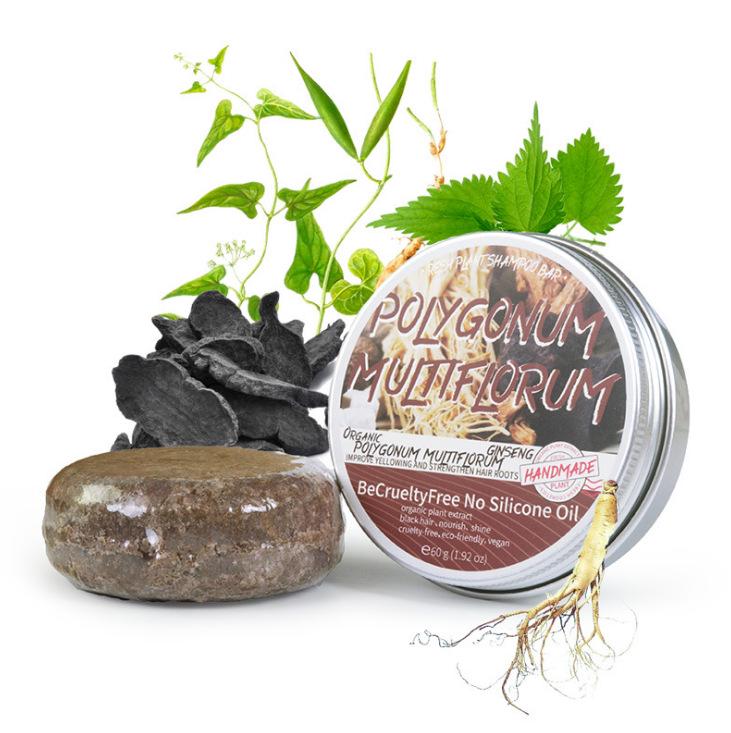Ginseng Polygonum Närande Handgjord Schampo och Tvål