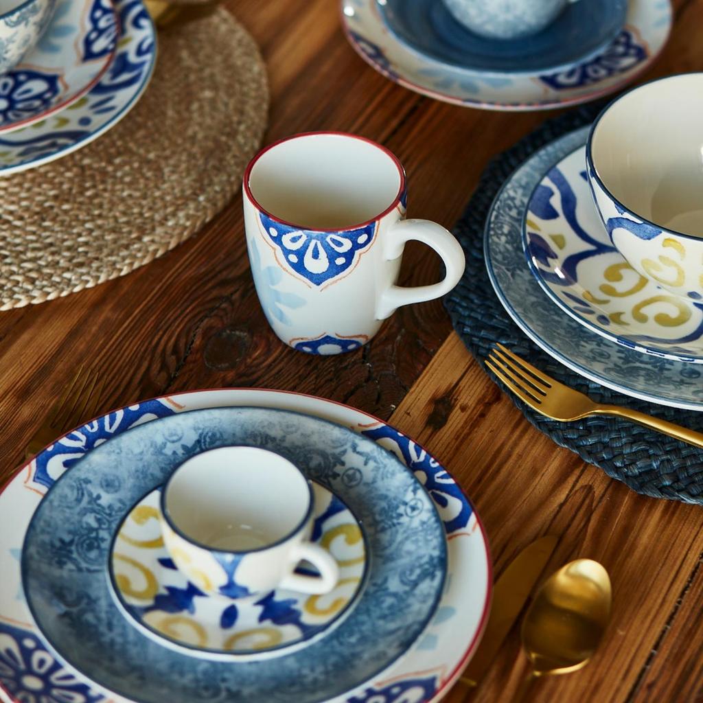 Stoneware Mug - Hand Painted Andalusia DUKA