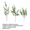Simulation Eukalyptus, lichtecht, zum Selbermachen, hübsches Blumenarrangement, konservierte Pflanzen, Partyzubehör