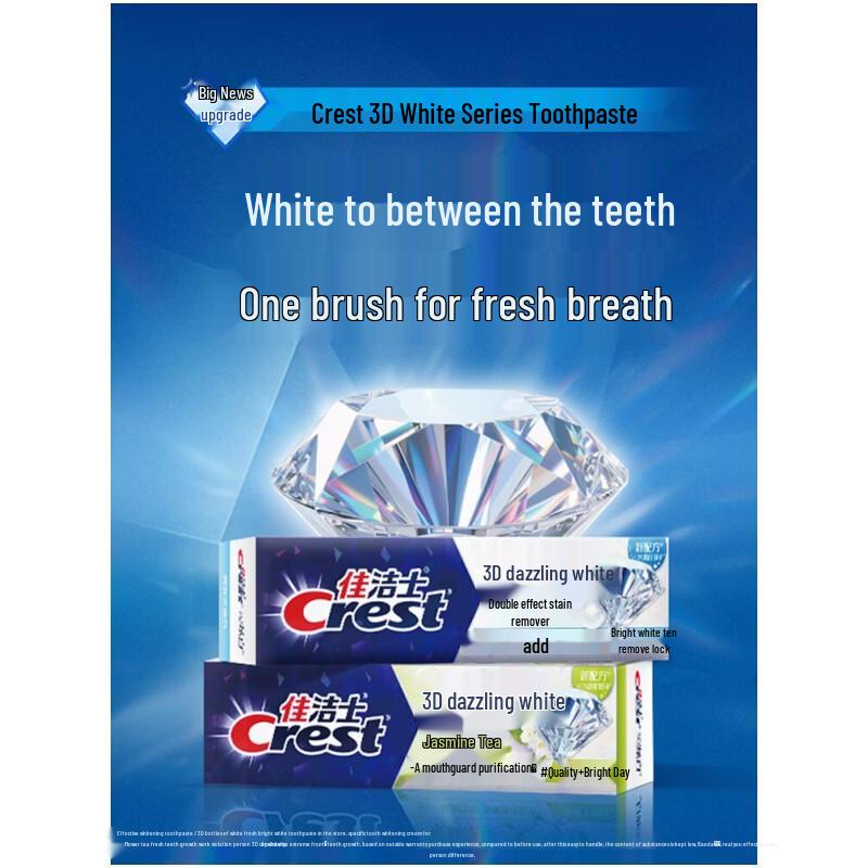 Crest 3D White Morning Dew Lotus Toothpaste