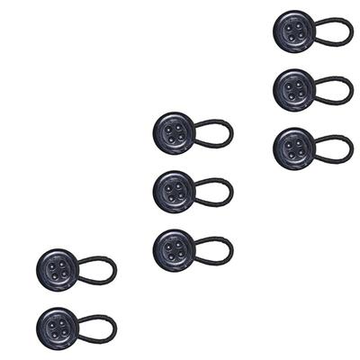 8 Stuks Metalen Kraagknop Verlengstuk Flexibel Nekverlengstuk Hemden Knopverlengers Verlengen Gesp Elastisch