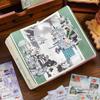 Yu Xian Korean Style Sticker Book: Text & Pattern Journal for DIY Collage & Decoration