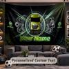 Wall Hanging Tapestry Custom NameDAF Pattern Personalized Printed Fabric Wall Decor