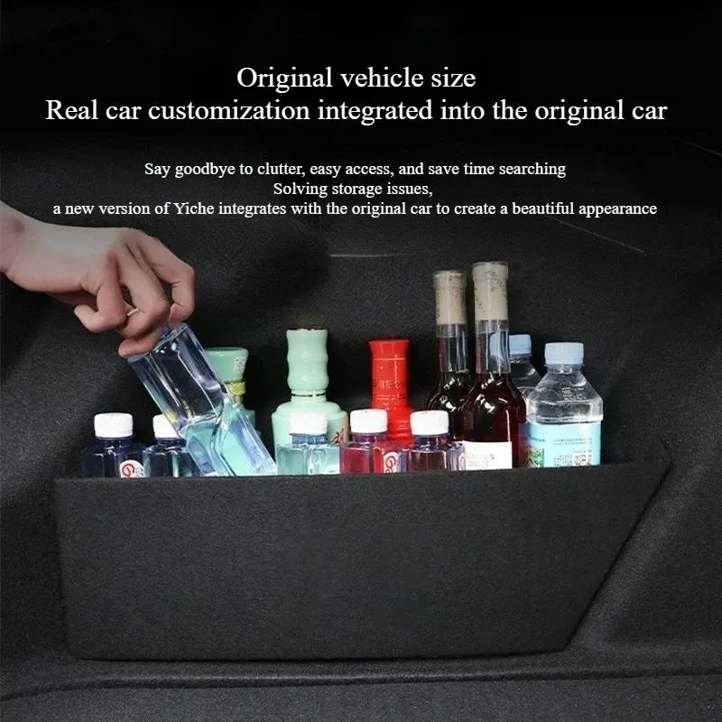Trunk Baffle for Tesla Model 3 Y Juniper Tail Box Separate Storage Partitions Board Boot Side Baffles Organizer Trunk 2017-2025