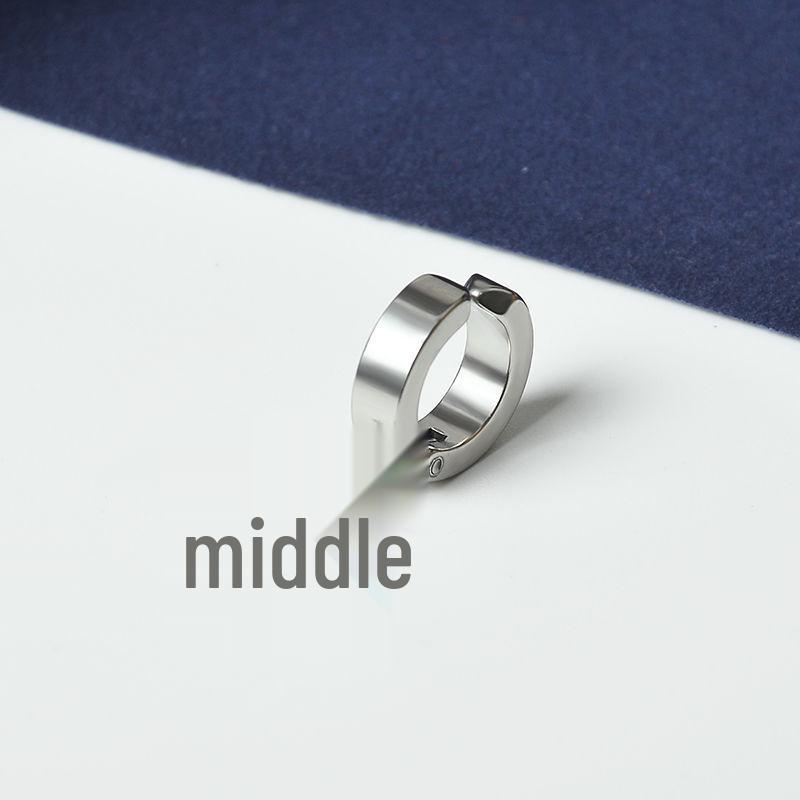 Pánské trendy magnetické náušnice a unisex falešné klipy na uši