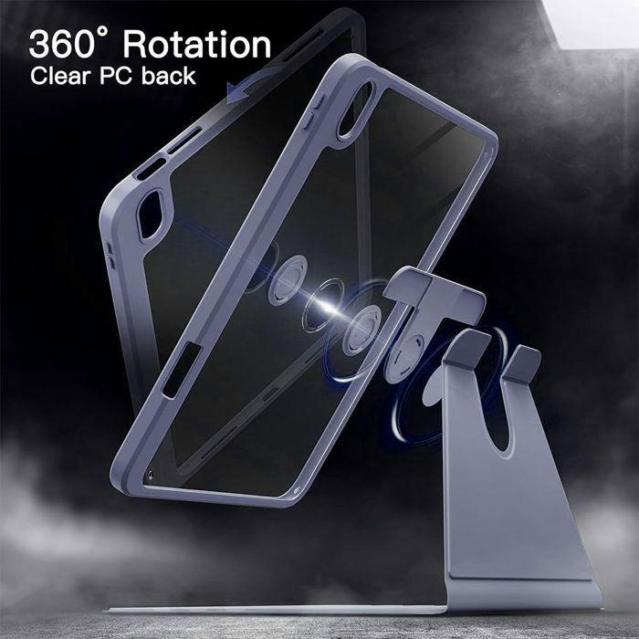 Coque Antichoc - BOOLING - pour iPad A16 (11") / iPad 10 2022 (10,9") - Rotatif Multi Angle - Violet