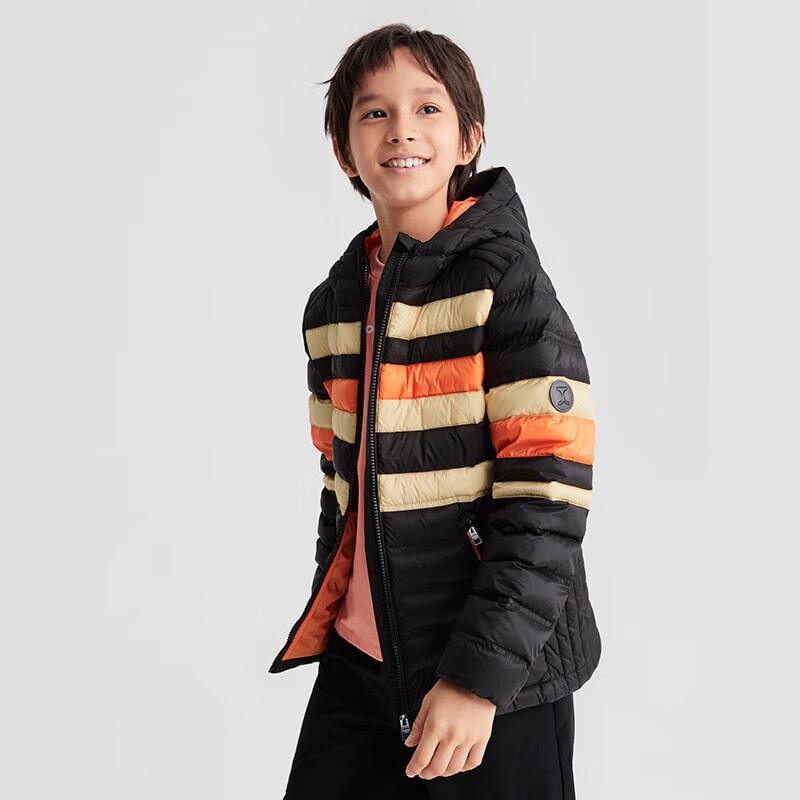 moodytiger Kids' Color-Block Hooded Down Jacket