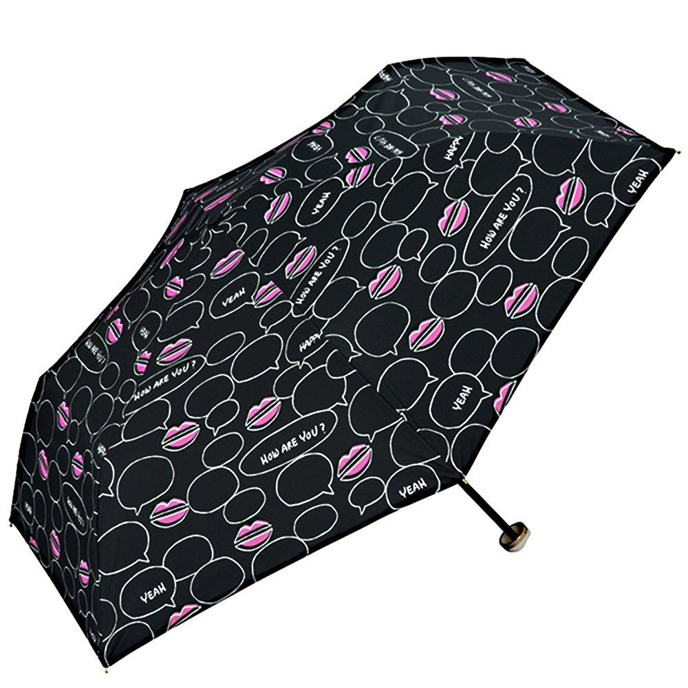 

Parasol for both sun and black 50cm w.p.c rain, foldable, blackout, chat, 801-925