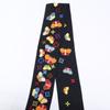 Louis Vuitton 400505 Butterfly Silk Bandeau Scarf Black / multicolorUsed