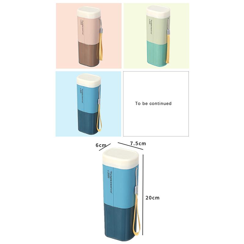 Travel Toothbrush Toothpaste Holder Storage Box Portable Toothbrush Case Organizer For Outdoor Travel Bathroom Accessories