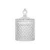 Transparent Glass Jar Yurt Food Roman Jar with Lid Handmade DIY Candle Holder Candy Storage Jars Home Decor Bottles Jars Boxes