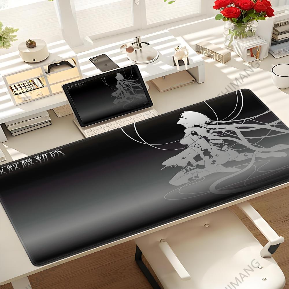 GGhost In the Shell Mouse Pad Nonslip Thickened MousePad Large Writing Lockedge Office Student Gaming Cushion