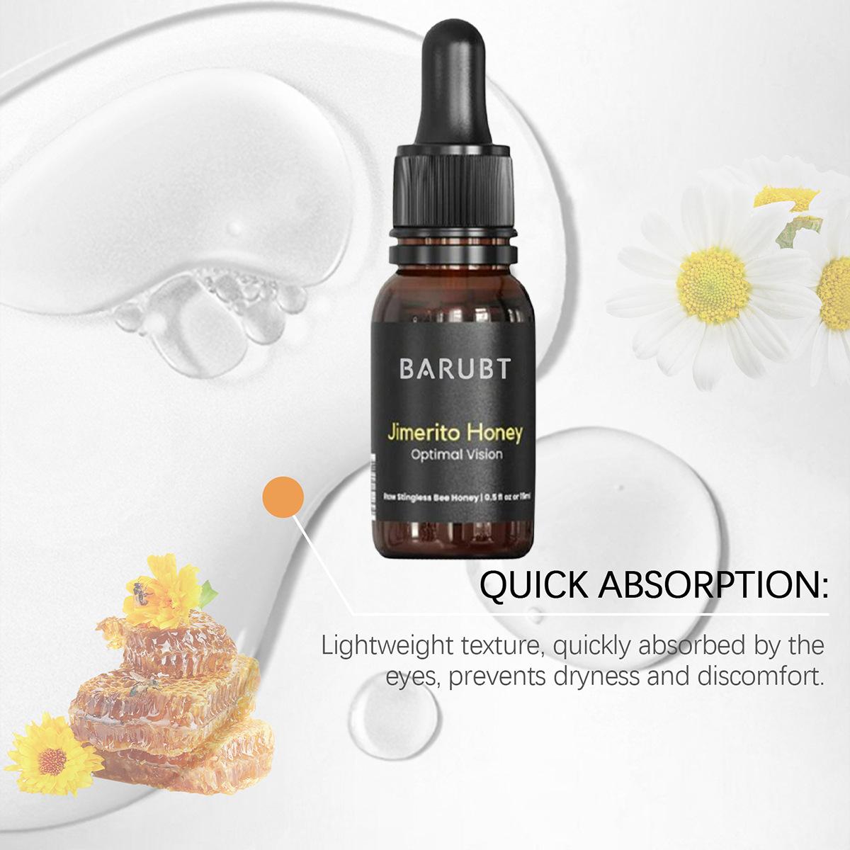 

Honey Eye Care Жидкий освежающий и мягкий увлажняющий крем для кожи вокруг глаз 15ml