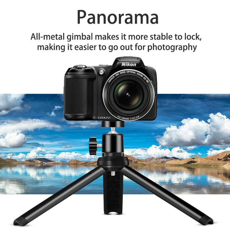 3in1 Portable Handheld Multifunction Desktop Tripod 1/4 Screw Head Flexible Selfie Tripod Stand For Phone Camera Live Streaming