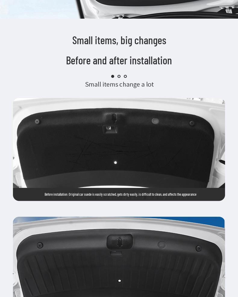 Tesla Model Y Six-Seat Tailgate Protection Pad - TPE Soft Rubber Trunk Guard