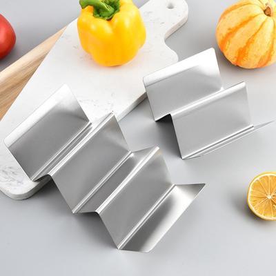 Available On Both Sides Pancake Rack Stainless Steel Corn Tortilla Tray Taco Holder Kitchen