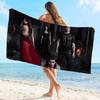 The Vampire Diaries Damon salvatore Towel Microfiber Beach Towel Absorbent Quick Yoga Swimming Resort Mountain Climbing Towel