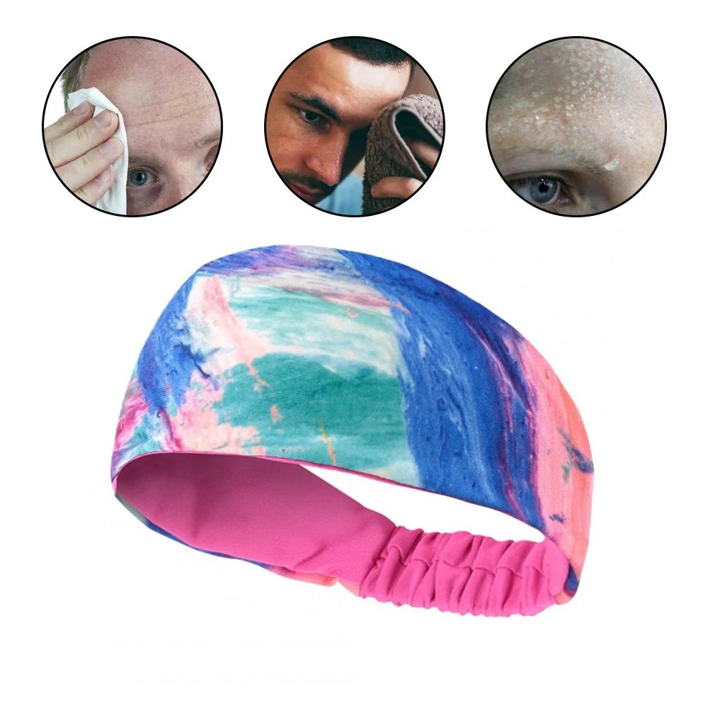 1Pcs Men Women Headband Sweatband  Sports Headband for Running  Working Out  Performance Stretch   Moisture Wicking