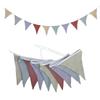 Decorative Cotton Bunting for Kids Bedroom Flags Garlands Nursery Wall Decors 6XDE