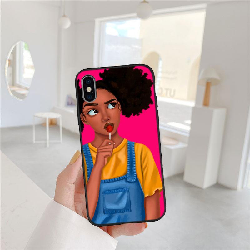 PP11 Black Girl Magic Phone Case for Samsung Galaxy A11 A12 A13 A15 A52S A53 A55 A56 A70 A71 A72 A73 F06 F16 F56 S10 Plus S10e