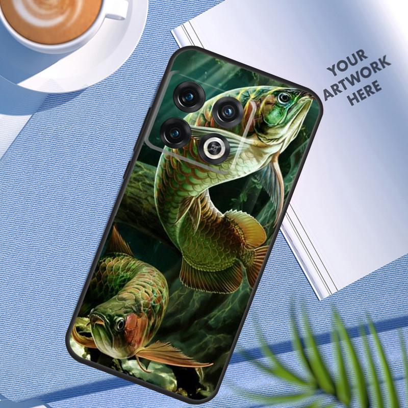 Fishing Gear Fish Case For OnePlus 12 11 12R 10 9 Pro 10R 9R 8T 10T Nord 2 2T CE 3 Lite CE4 N10 N20 N30 Cover