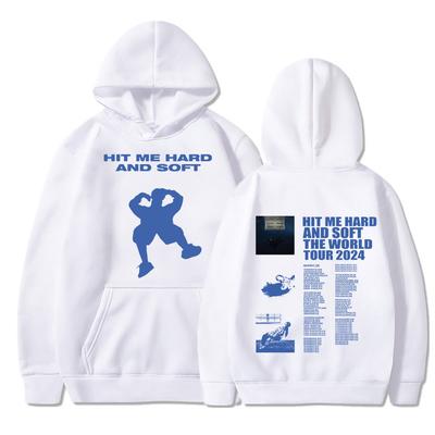 Hit Me Hard Zachte Hoodie Harajuku Mode Pullovers Mannen Vrouwen Kleding met Lange Mouwen Herfst En Winter Streetwear Fans Cadeau