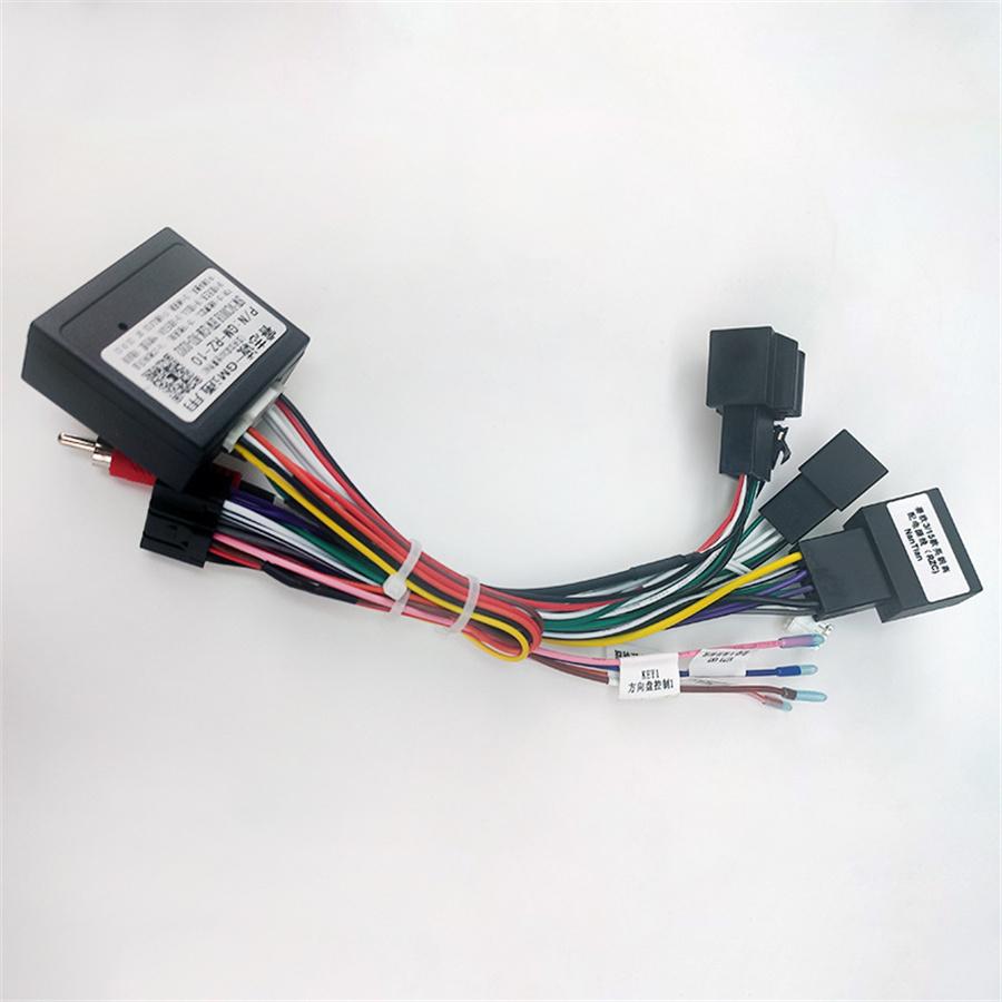 Car Audio 16pin Wire Harness With Canbus Box Set For 2016-2018 Chevrolet Sail 3