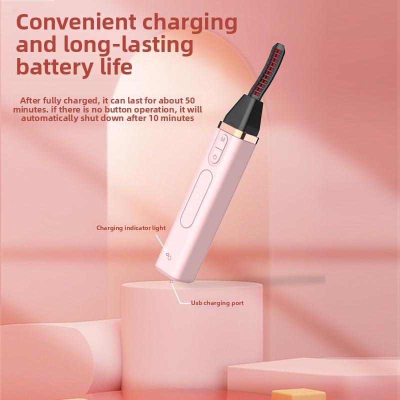 Electric Eyelash Curler, Charging, Portable Electric Eyelash Curler, Electric Heating Setting Eyelash Curler.