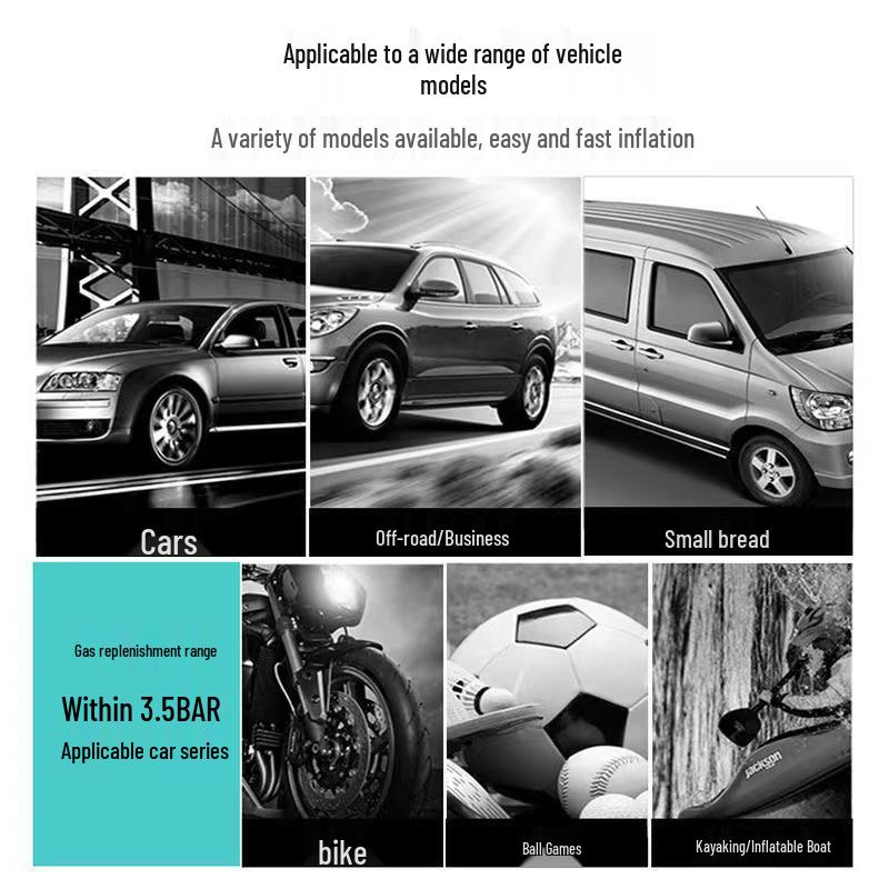 Portable 12V Single Cylinder Electric Car Tire Air Pump
